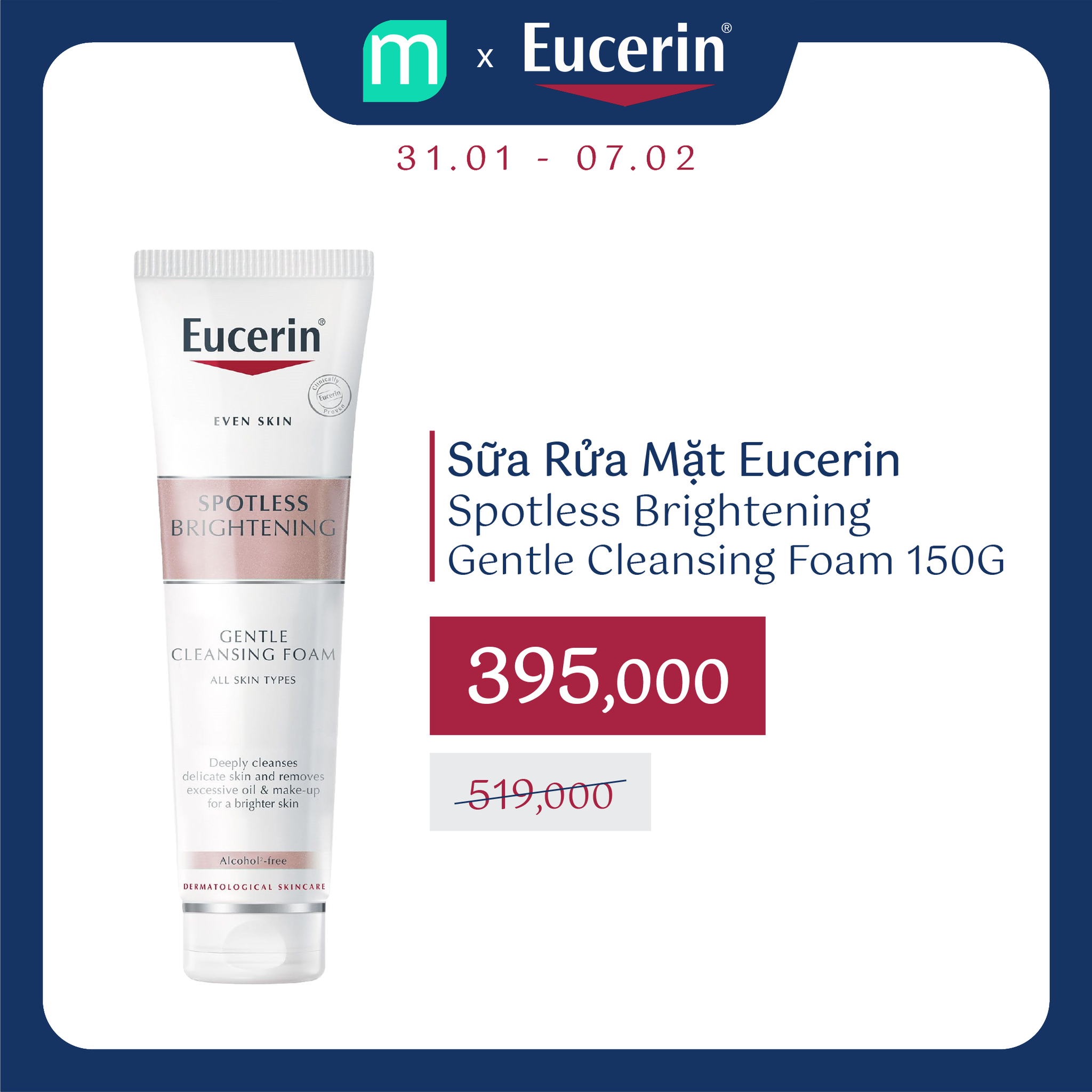 Mở Bát Quý Mão – Eucerin BÃO SALE 20% Toàn Bộ Sản Phẩm