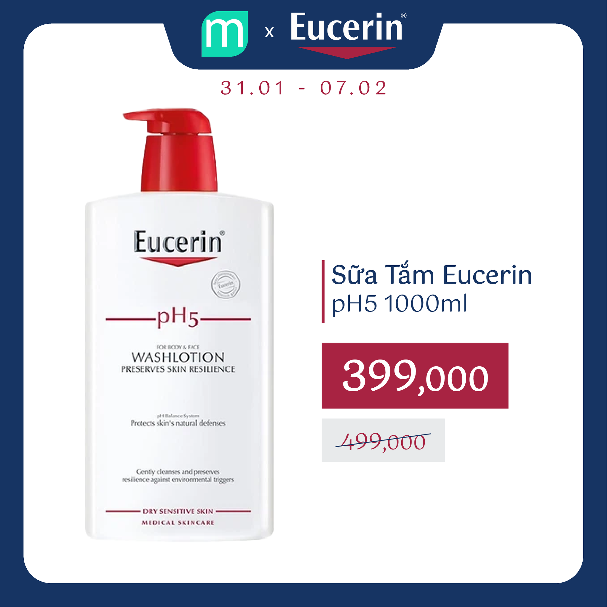 Mở Bát Quý Mão – Eucerin BÃO SALE 20% Toàn Bộ Sản Phẩm
