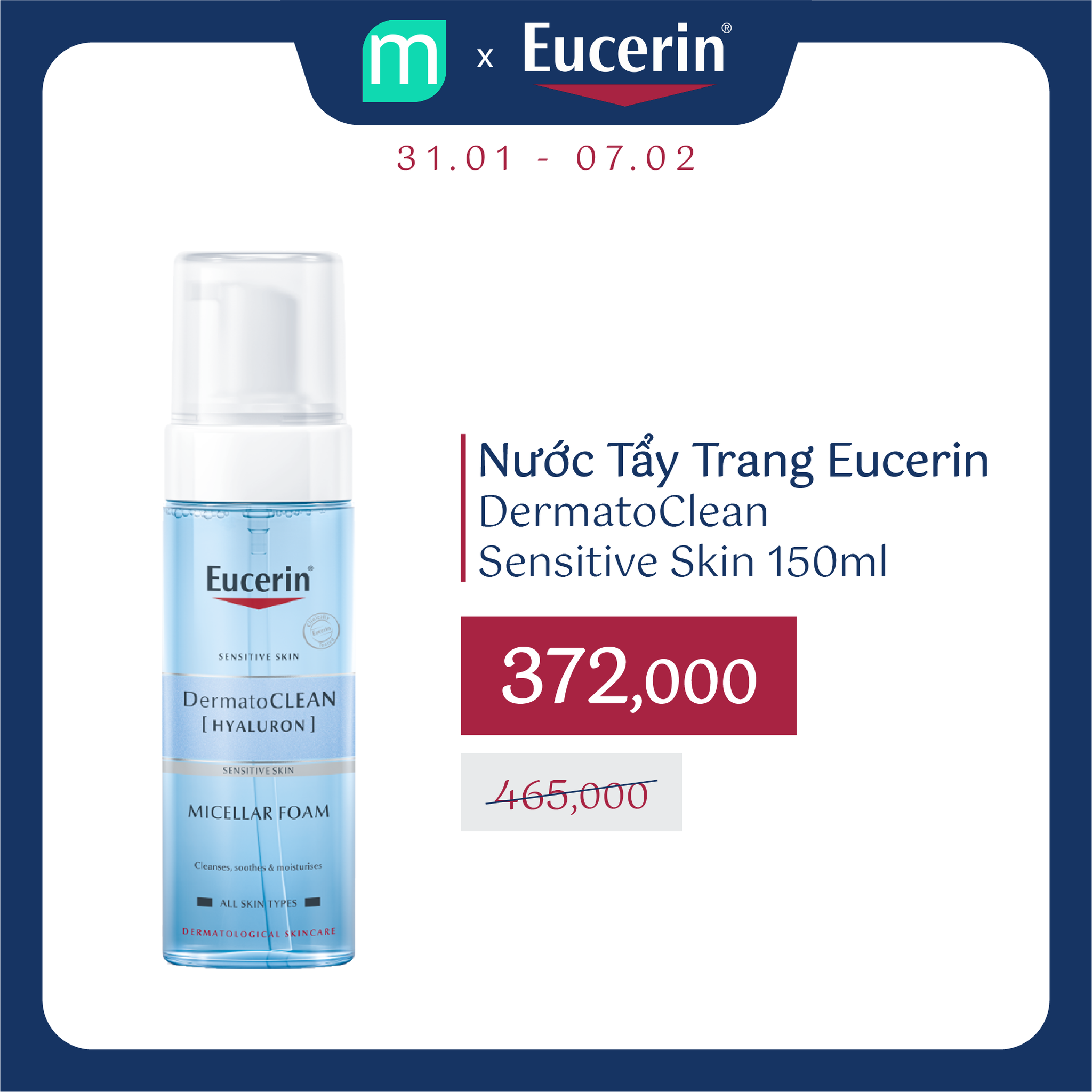 Mở Bát Quý Mão – Eucerin BÃO SALE 20% Toàn Bộ Sản Phẩm