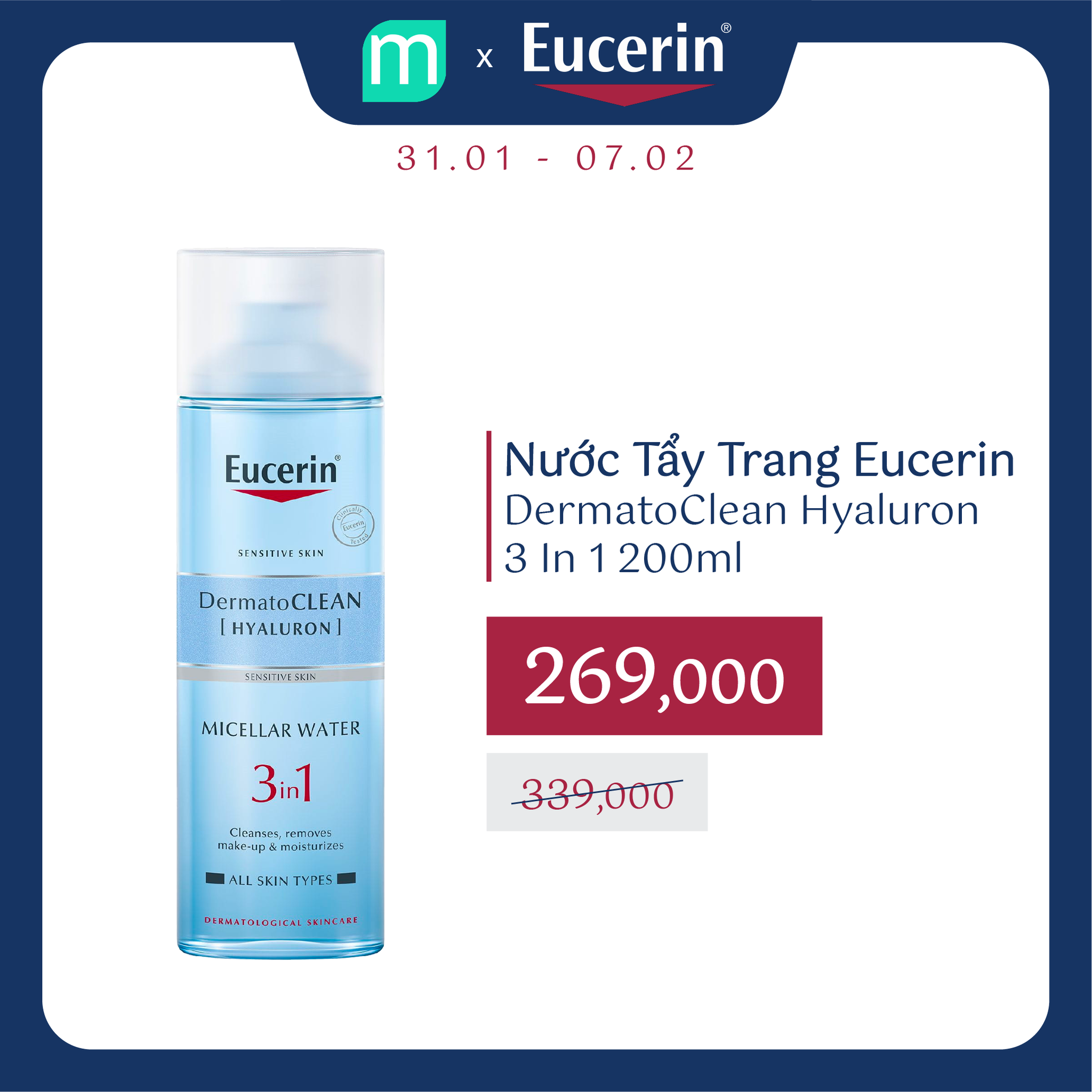 Mở Bát Quý Mão – Eucerin BÃO SALE 20% Toàn Bộ Sản Phẩm