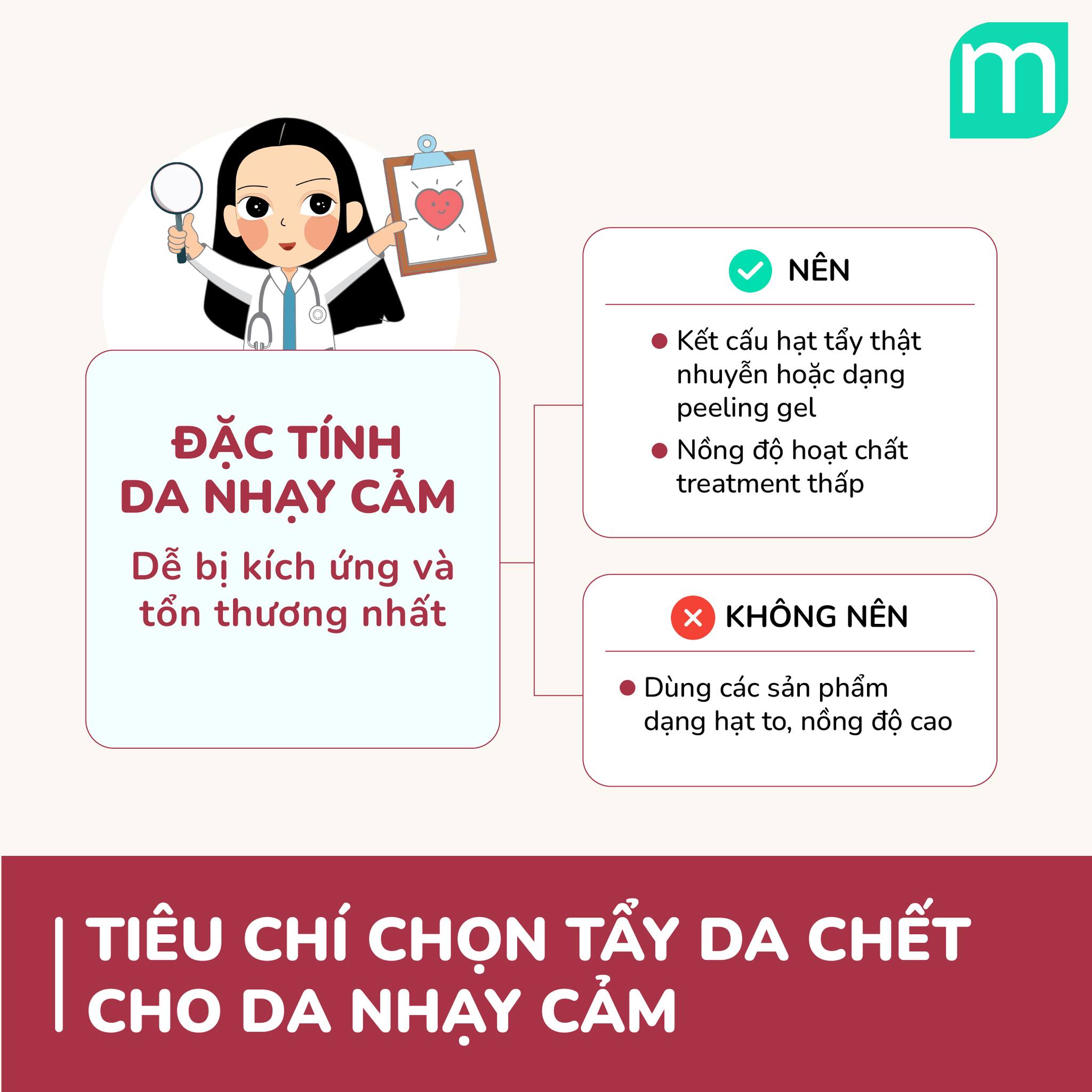 Tẩy Da Chết Khuyên Dùng Cho Da Nhạy Cảm