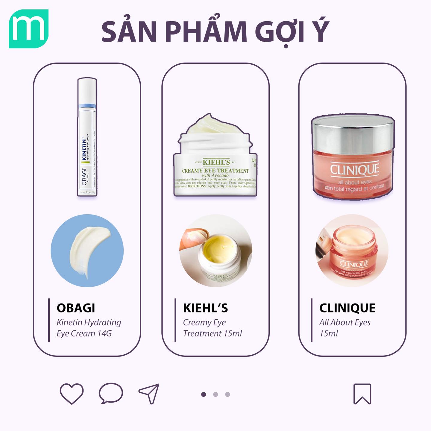 "Tớ Ước Gì Mình Dùng Kem Mắt Sớm Hơn" "Tớ Ước Gì Mình Dùng Kem Mắt Sớm Hơn"