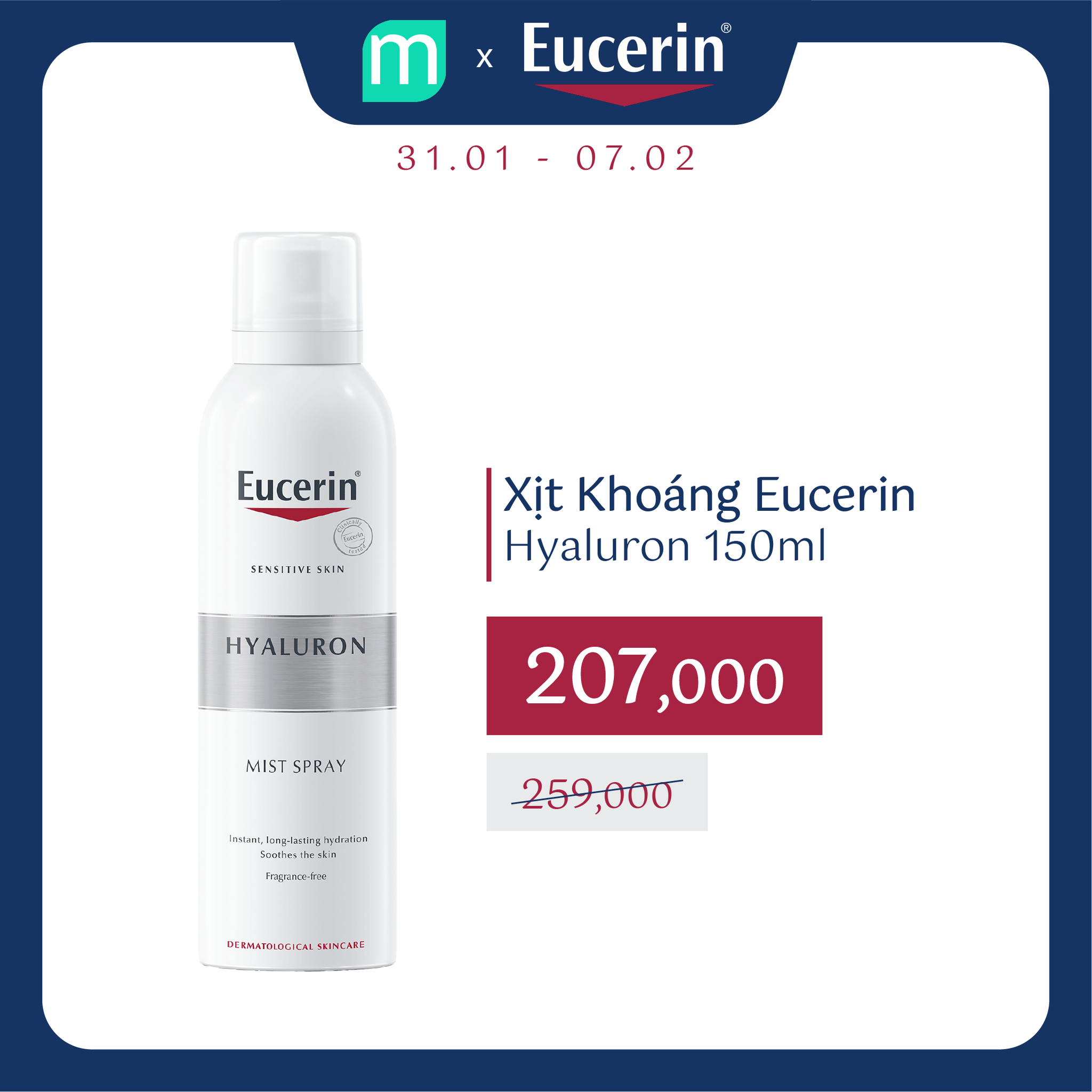 Mở Bát Quý Mão – Eucerin BÃO SALE 20% Toàn Bộ Sản Phẩm