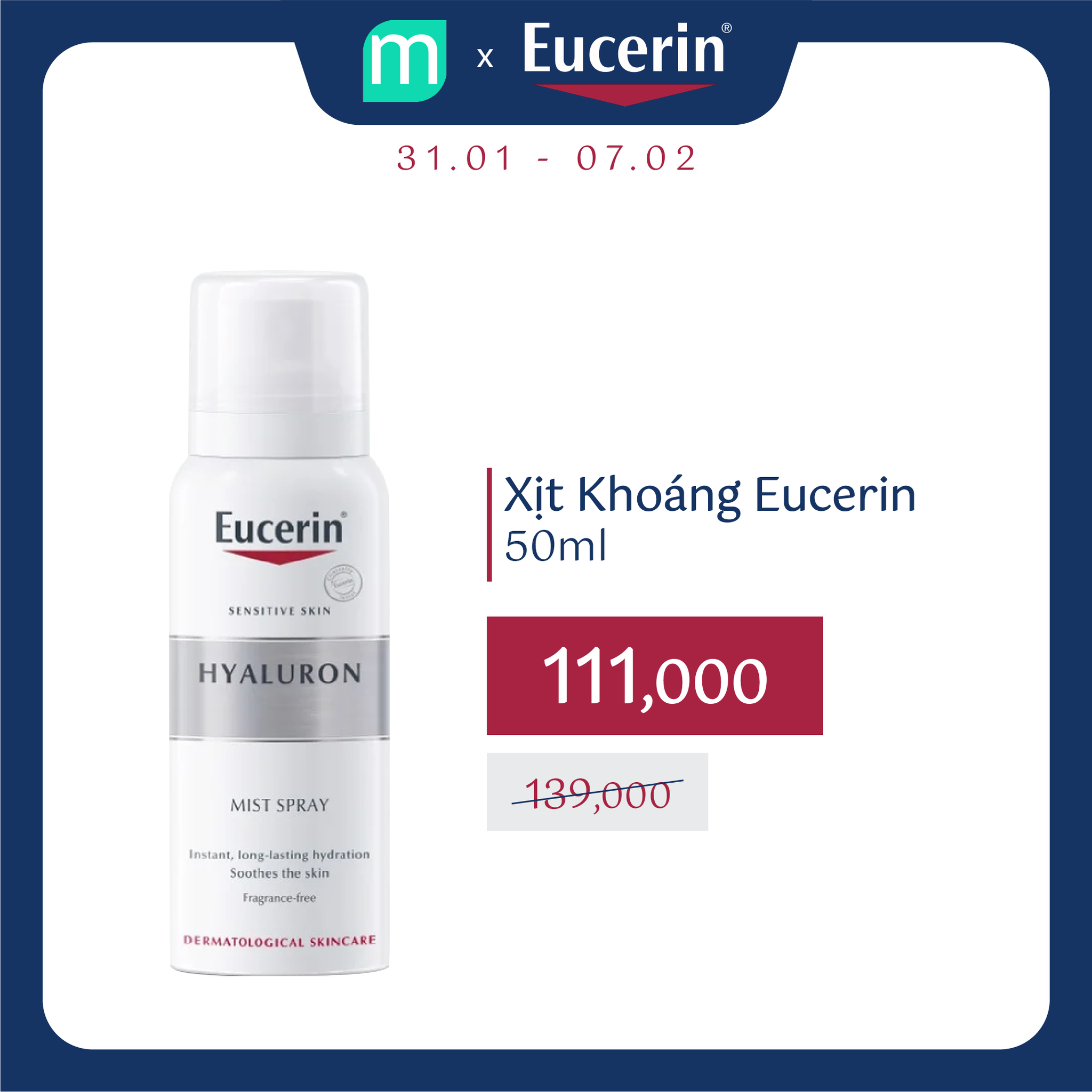 Mở Bát Quý Mão – Eucerin BÃO SALE 20% Toàn Bộ Sản Phẩm