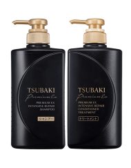 Bộ Dầu Gội Xả Tsubaki Premium Ex Intensive Repair 490ml (Màu Đen)
