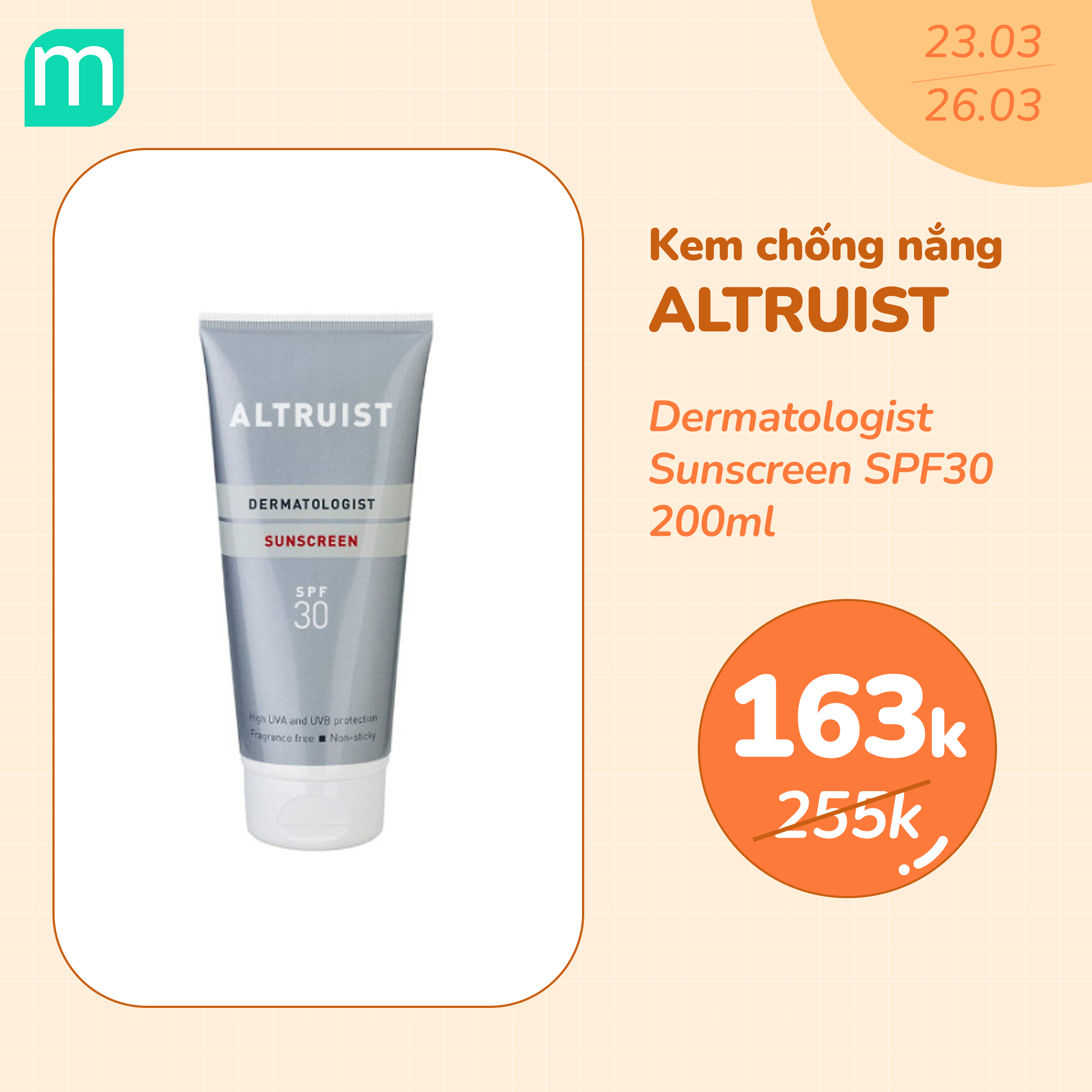 FLASH SALE CHỚP NHOÁNG – NẮNG ĐI SỢ CHI