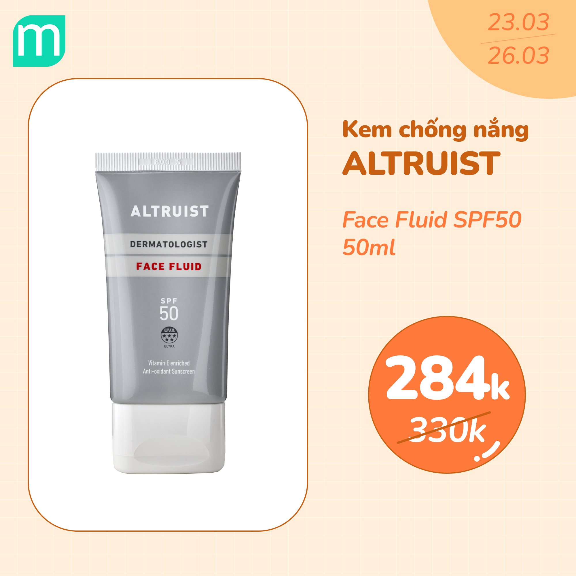 FLASH SALE CHỚP NHOÁNG – NẮNG ĐI SỢ CHI