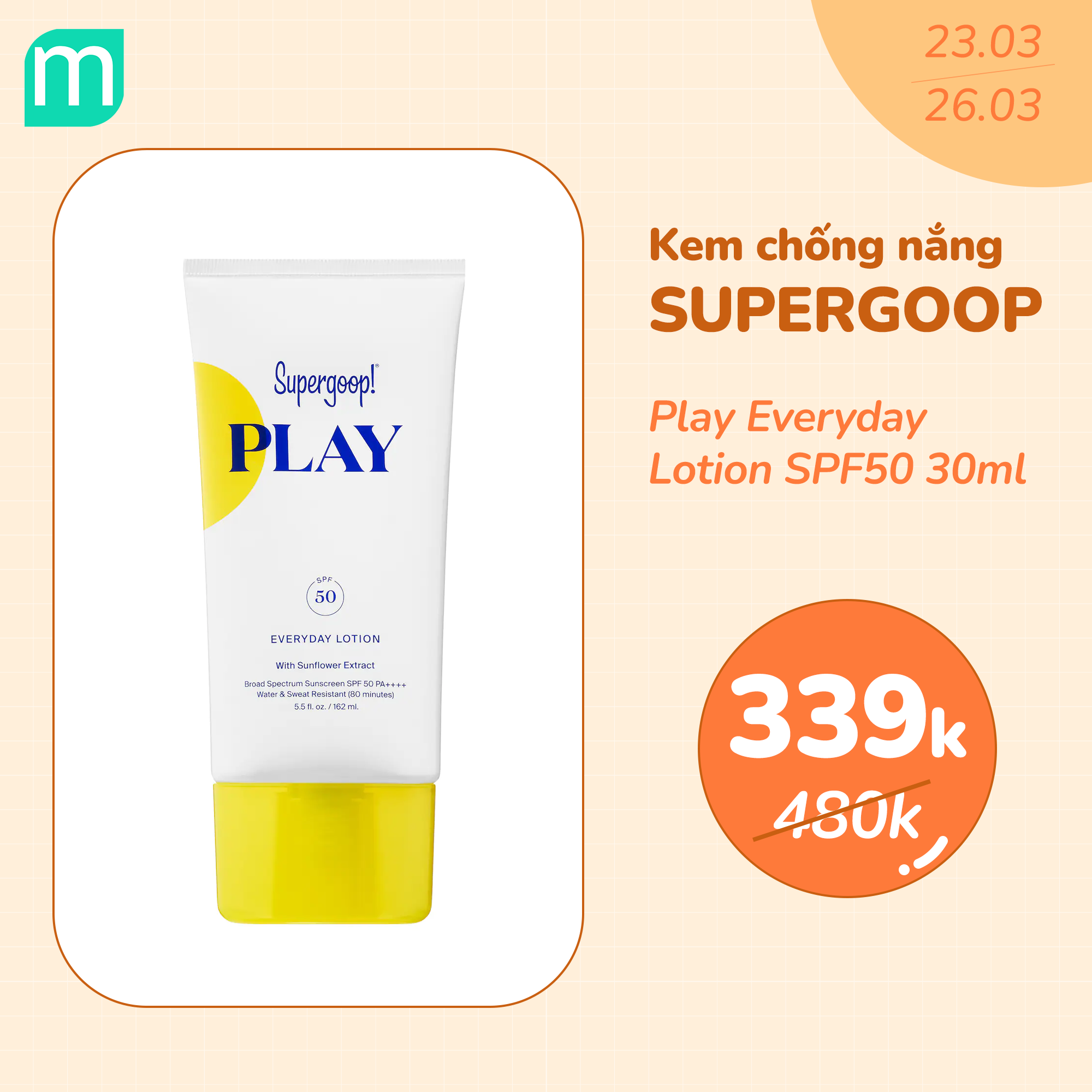 FLASH SALE CHỚP NHOÁNG – NẮNG ĐI SỢ CHI