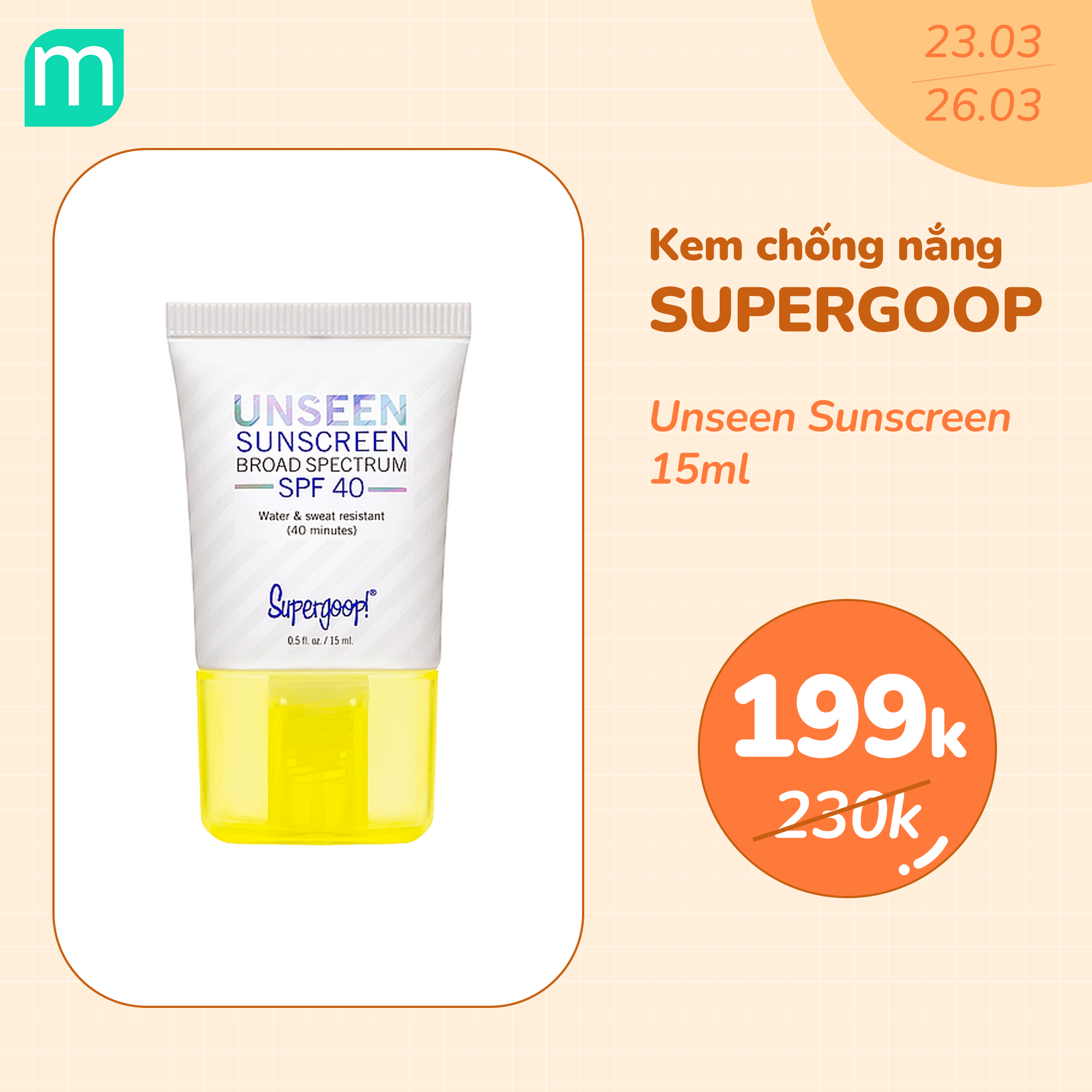 FLASH SALE CHỚP NHOÁNG – NẮNG ĐI SỢ CHI