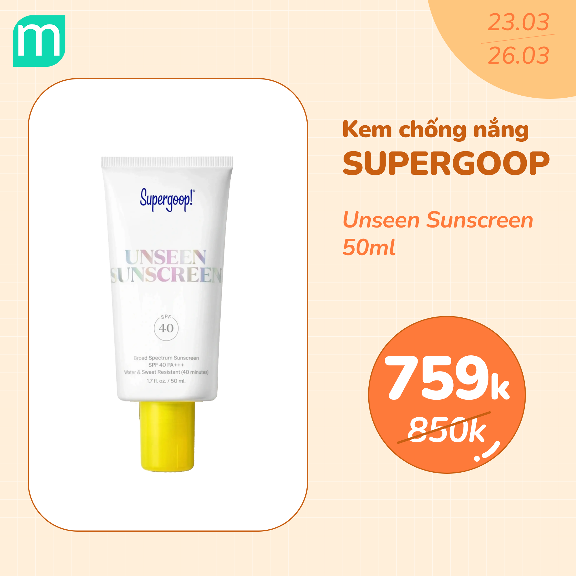 FLASH SALE CHỚP NHOÁNG – NẮNG ĐI SỢ CHI