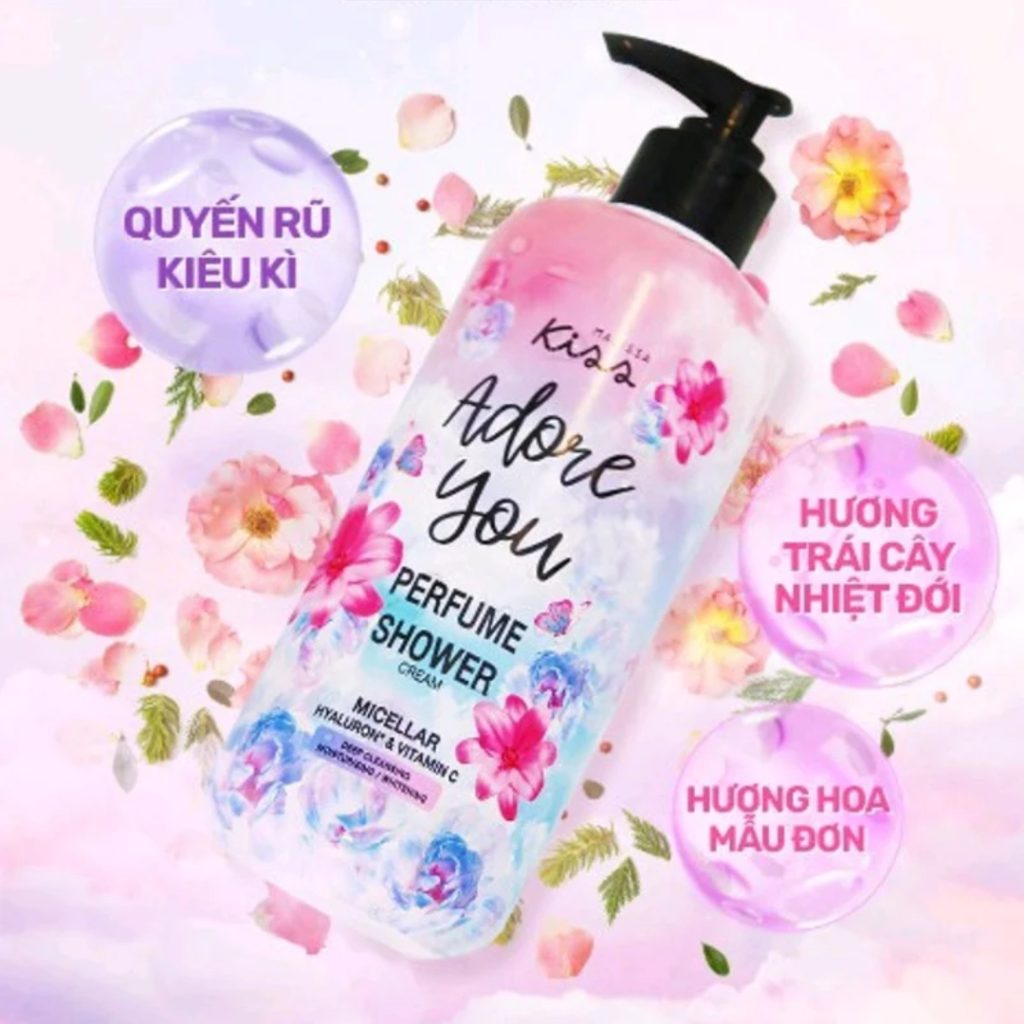 Sữa Tắm Hương Nước Hoa Malissa Kiss 350ml Sữa Tắm Hương Nước Hoa Malissa Kiss 350ml
