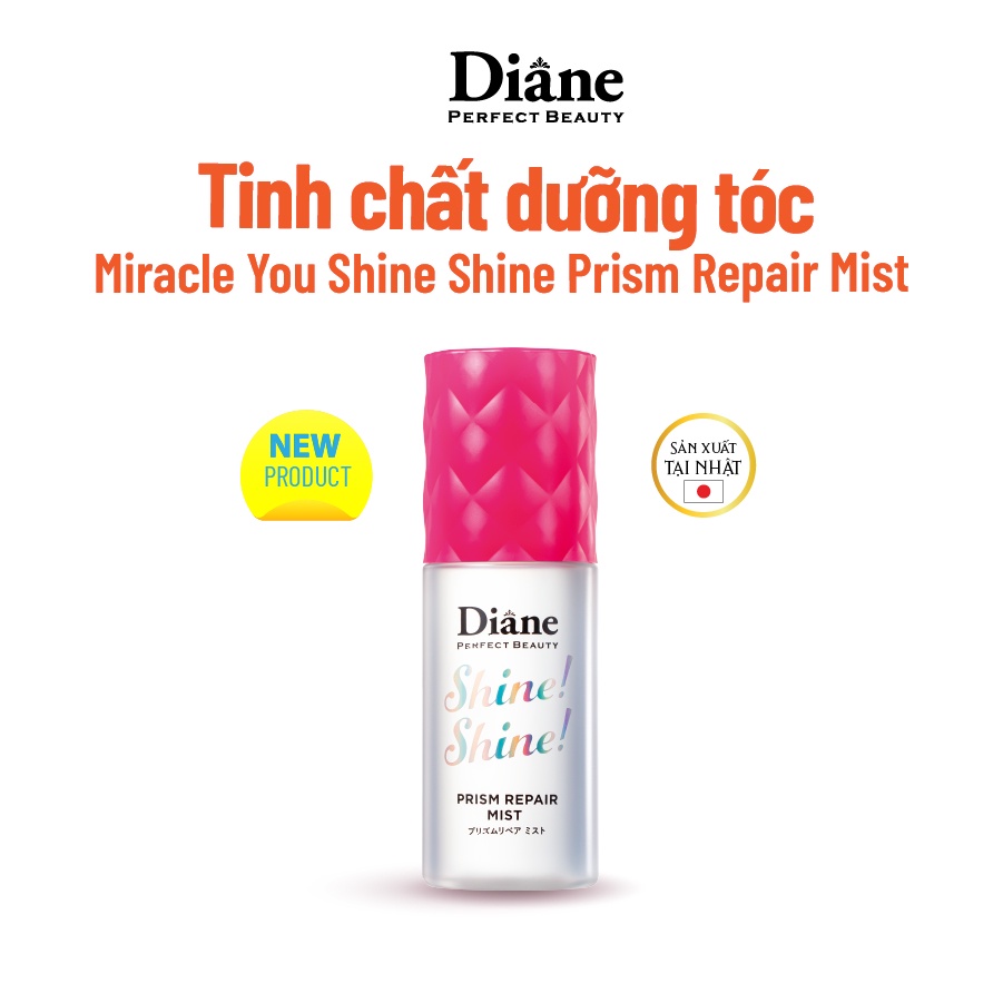 Tinh Chất Dưỡng Tóc Diane Miracle You Shine Shine Prism Repair Mist 60ml (Dạng Xịt) Tinh Chất Dưỡng Tóc Diane Miracle You Shine Shine Prism Repair Mist 60ml (Dạng Xịt)