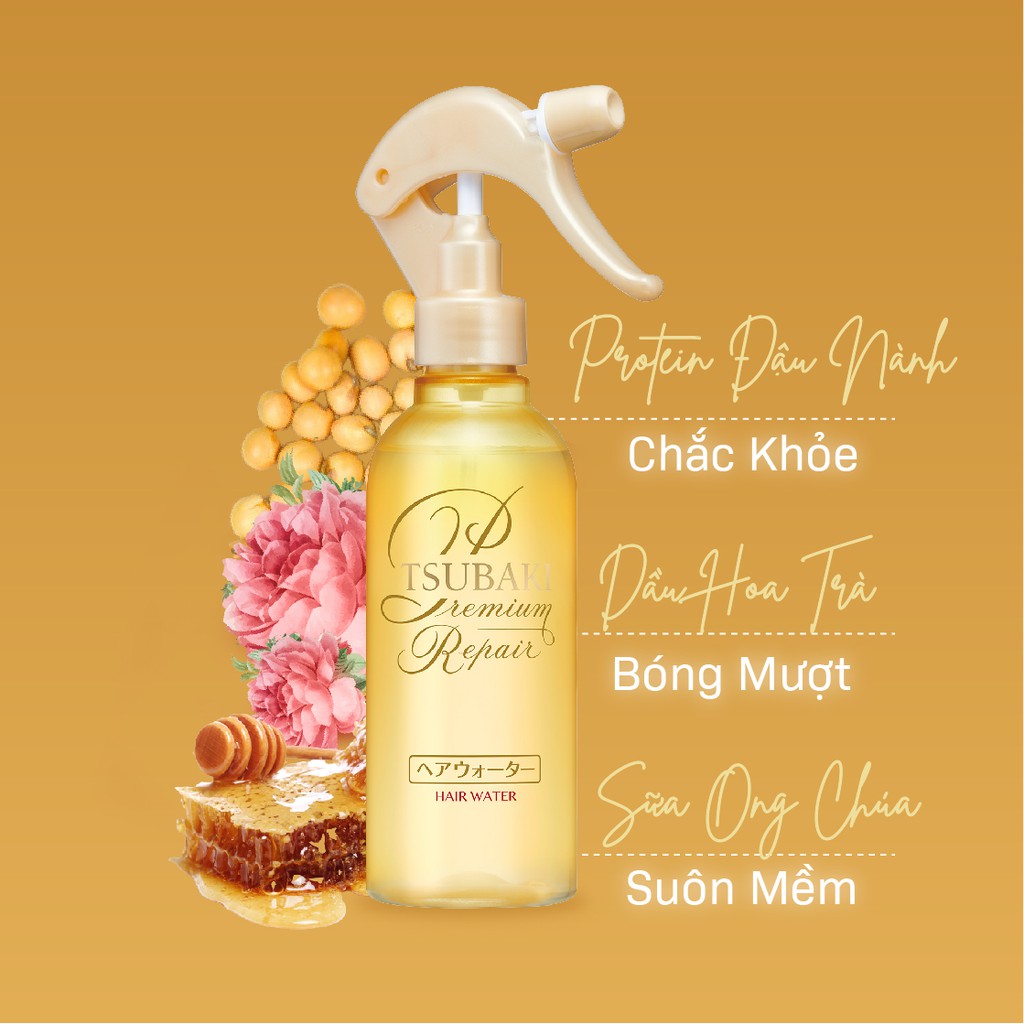 Xịt Dưỡng Tóc Tsubaki Premium Repair Hair Water 220ml Xịt Dưỡng Tóc Tsubaki Premium Repair Hair Water 220ml