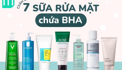 Chấm Điểm 7 Sữa Rửa Mặt Chứa BHA