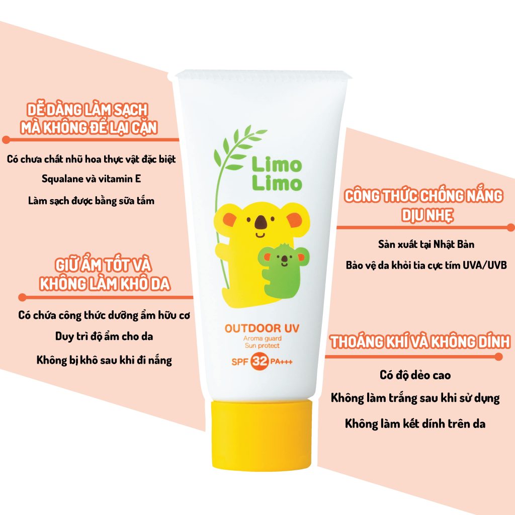 Kem Chống Nắng Meishoku Limo Limo SPF32 50G