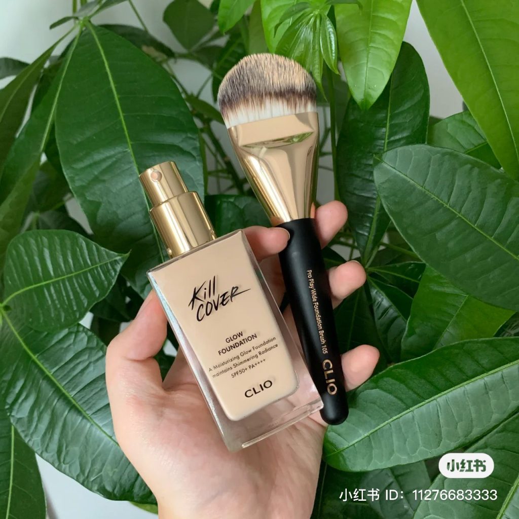 Kem Nền Clio Kill Cover Glow Foundation SPF50 PA++++ 38G (Tặng Kèm Cọ)