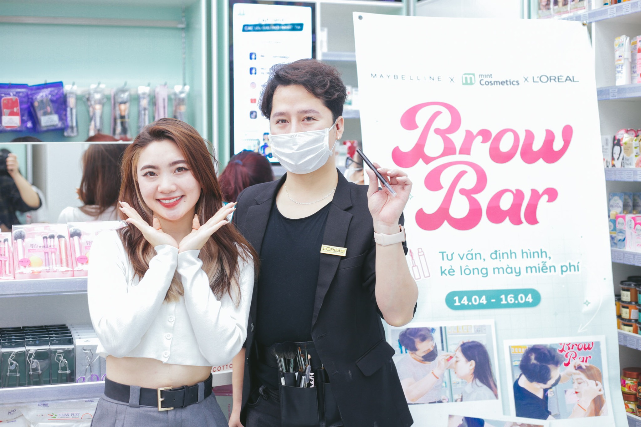 Khai Trương Mint Gia Lâm: BROW BAR – Định Hình Lông Mày Chuẩn Sao