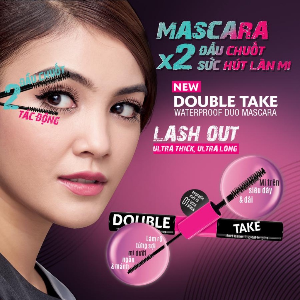 Mascara Silky Girl 2 Đầu Double Take Waterproof Duo Mascara Silky Girl 2 Đầu Double Take Waterproof Duo