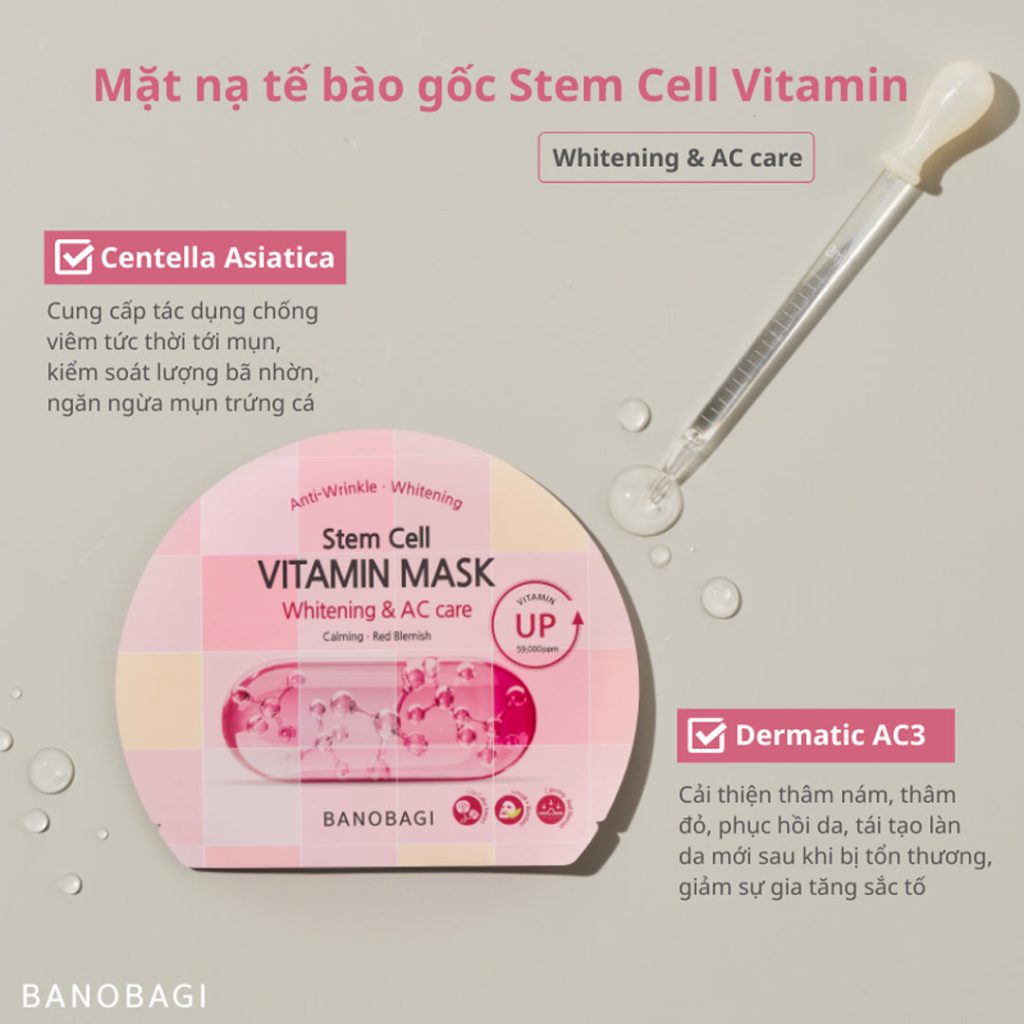 Mặt Nạ Banobagi Stem Cell Vitamin Mask 30ml
