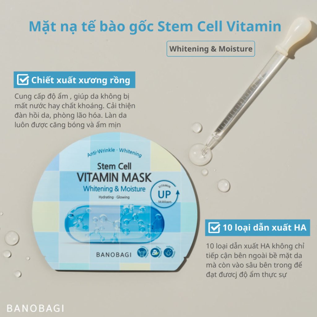 Mặt Nạ Banobagi Stem Cell Vitamin Mask 30ml