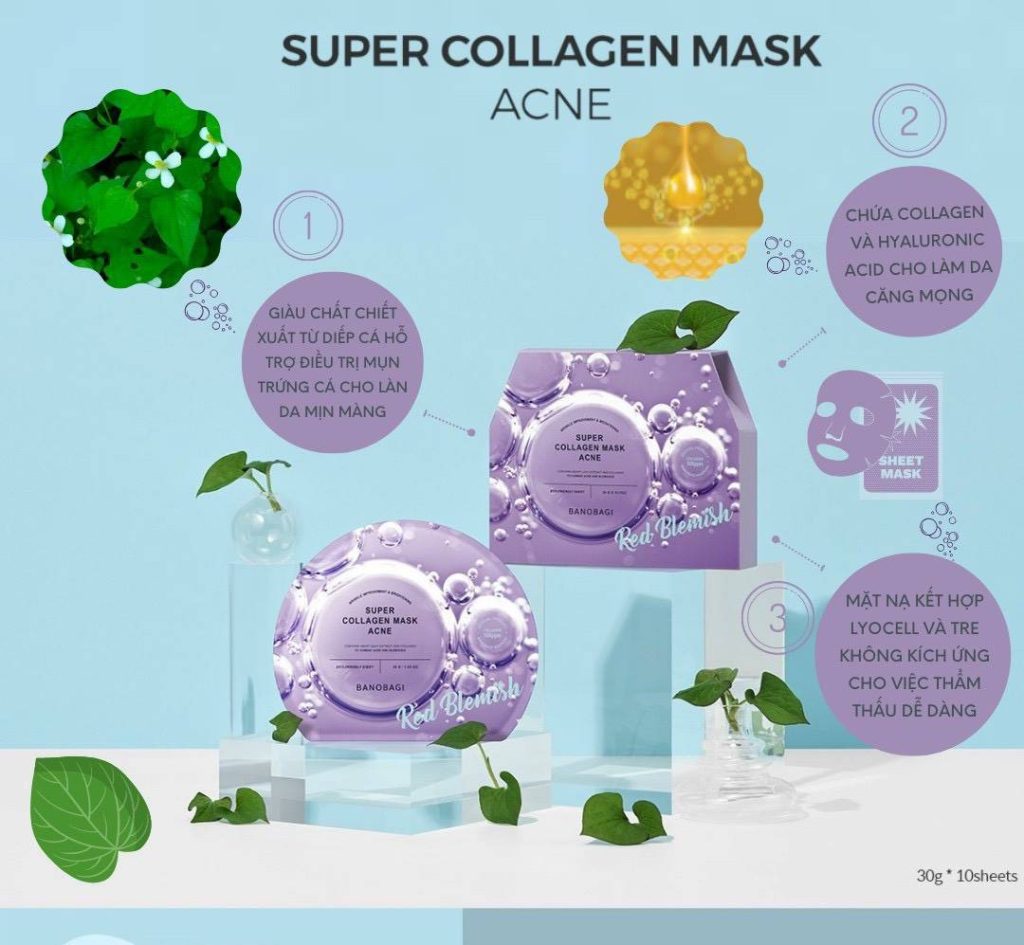 Mặt Nạ Banobagi Super Collagen Mask 30ml Mặt Nạ Banobagi Super Collagen Mask 30ml