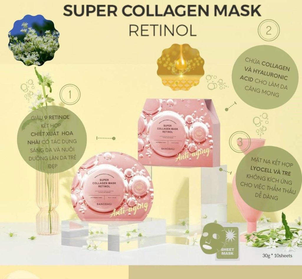 Mặt Nạ Banobagi Super Collagen Mask 30ml Mặt Nạ Banobagi Super Collagen Mask 30ml