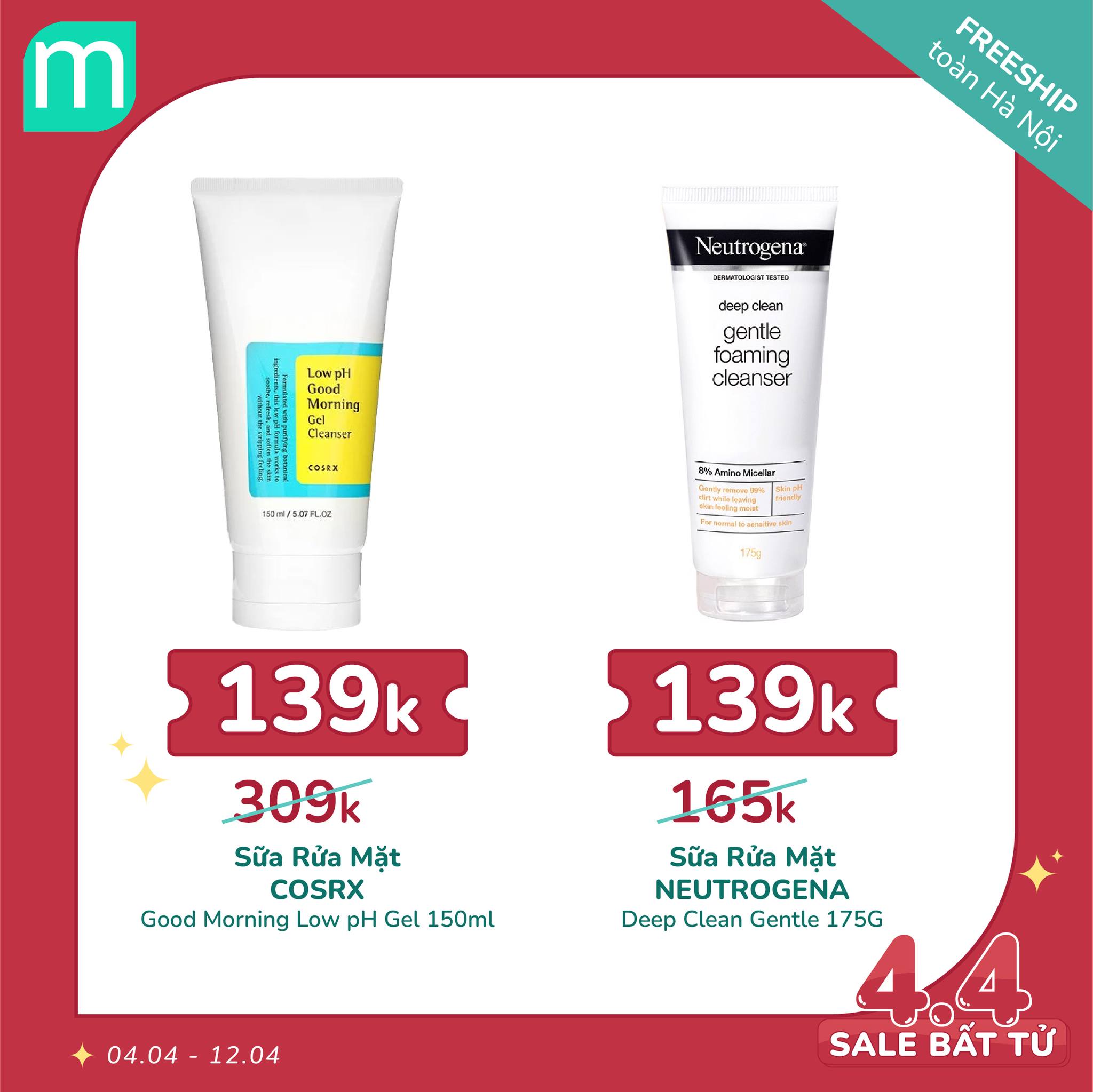 MÙNG 4/4 – SALE BẤT TỬ - HOT DEAL 100 SẢN PHẨM + FREESHIP