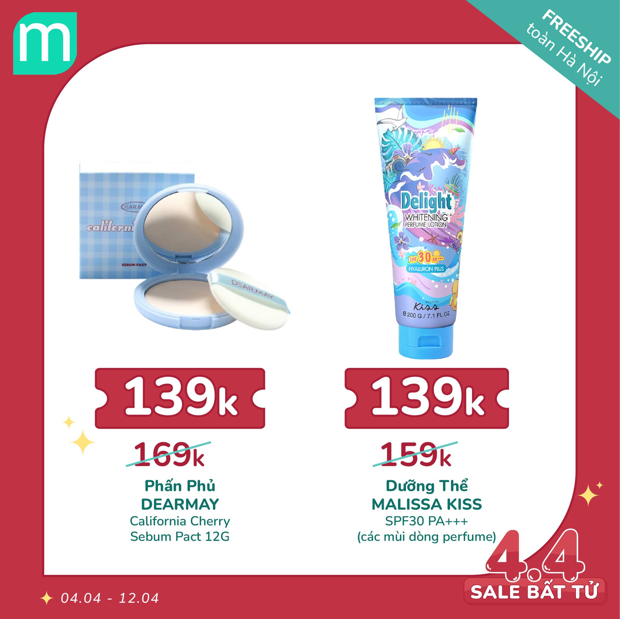 MÙNG 4/4 – SALE BẤT TỬ - HOT DEAL 100 SẢN PHẨM + FREESHIP