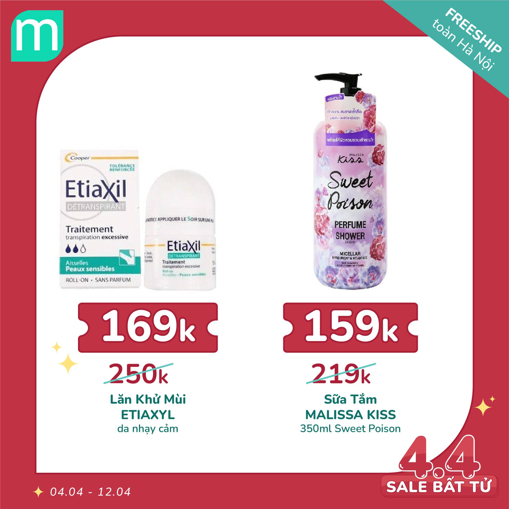 MÙNG 4/4 – SALE BẤT TỬ - HOT DEAL 100 SẢN PHẨM + FREESHIP