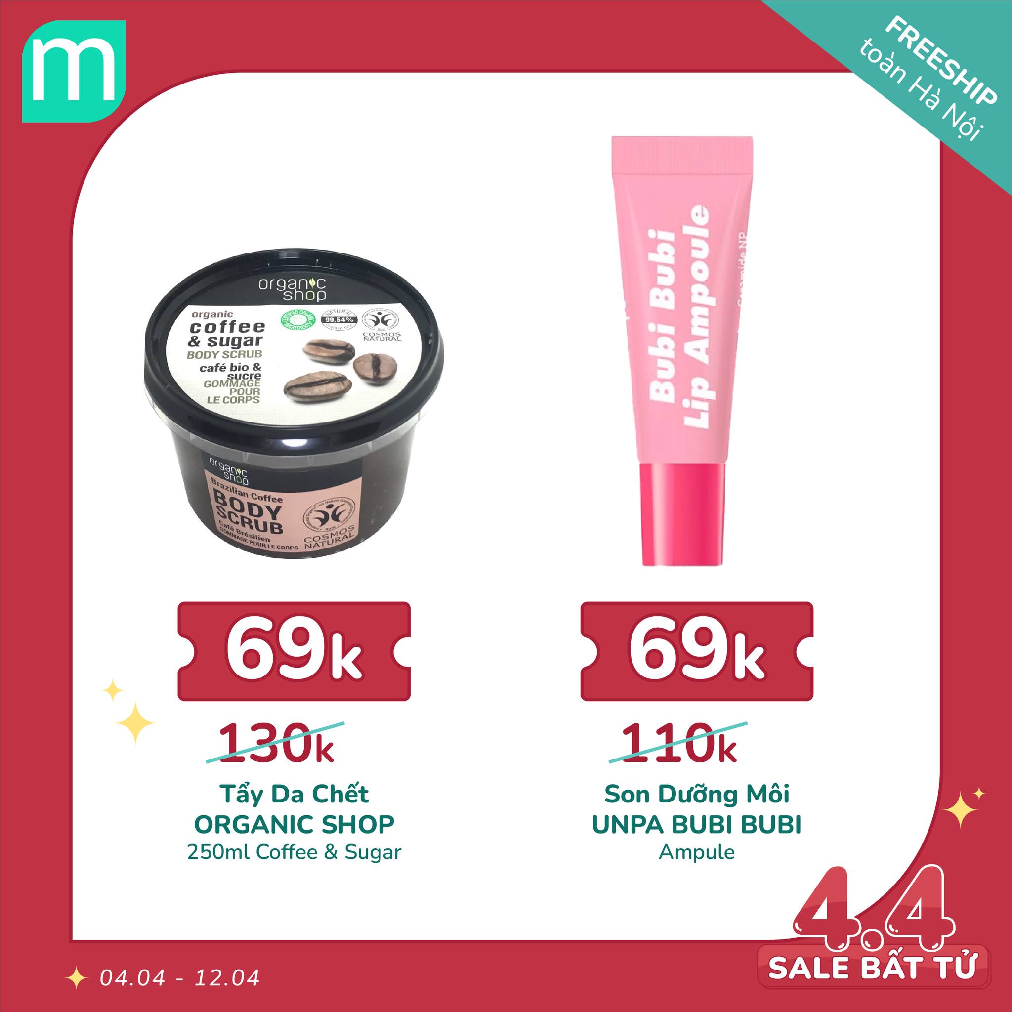 MÙNG 4/4 – SALE BẤT TỬ - HOT DEAL 100 SẢN PHẨM + FREESHIP