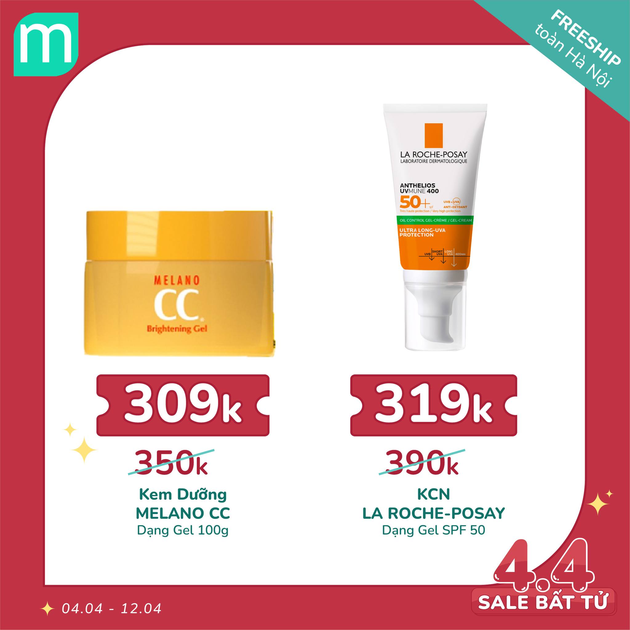 MÙNG 4/4 – SALE BẤT TỬ - HOT DEAL 100 SẢN PHẨM + FREESHIP