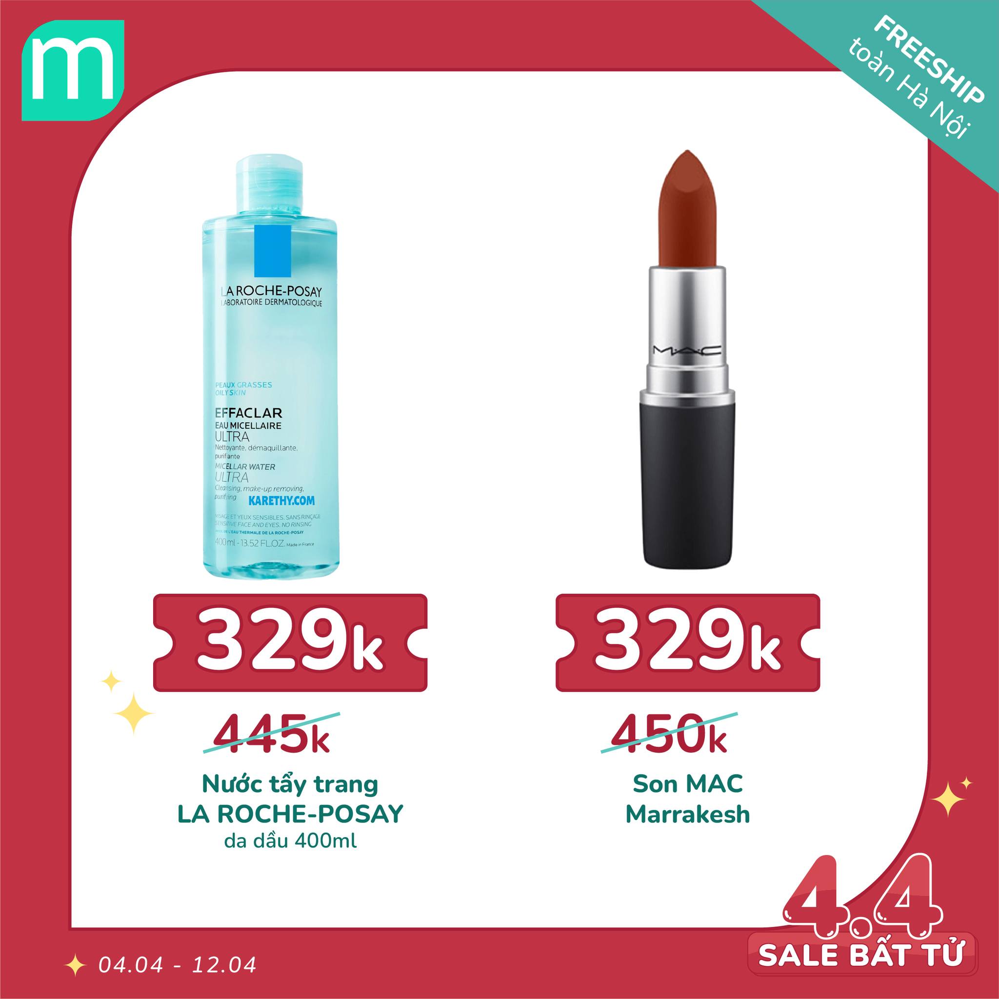 MÙNG 4/4 – SALE BẤT TỬ - HOT DEAL 100 SẢN PHẨM + FREESHIP