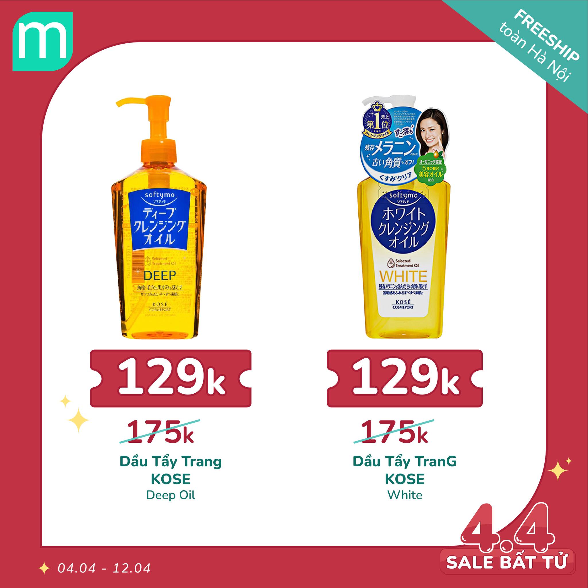MÙNG 4/4 – SALE BẤT TỬ - HOT DEAL 100 SẢN PHẨM + FREESHIP
