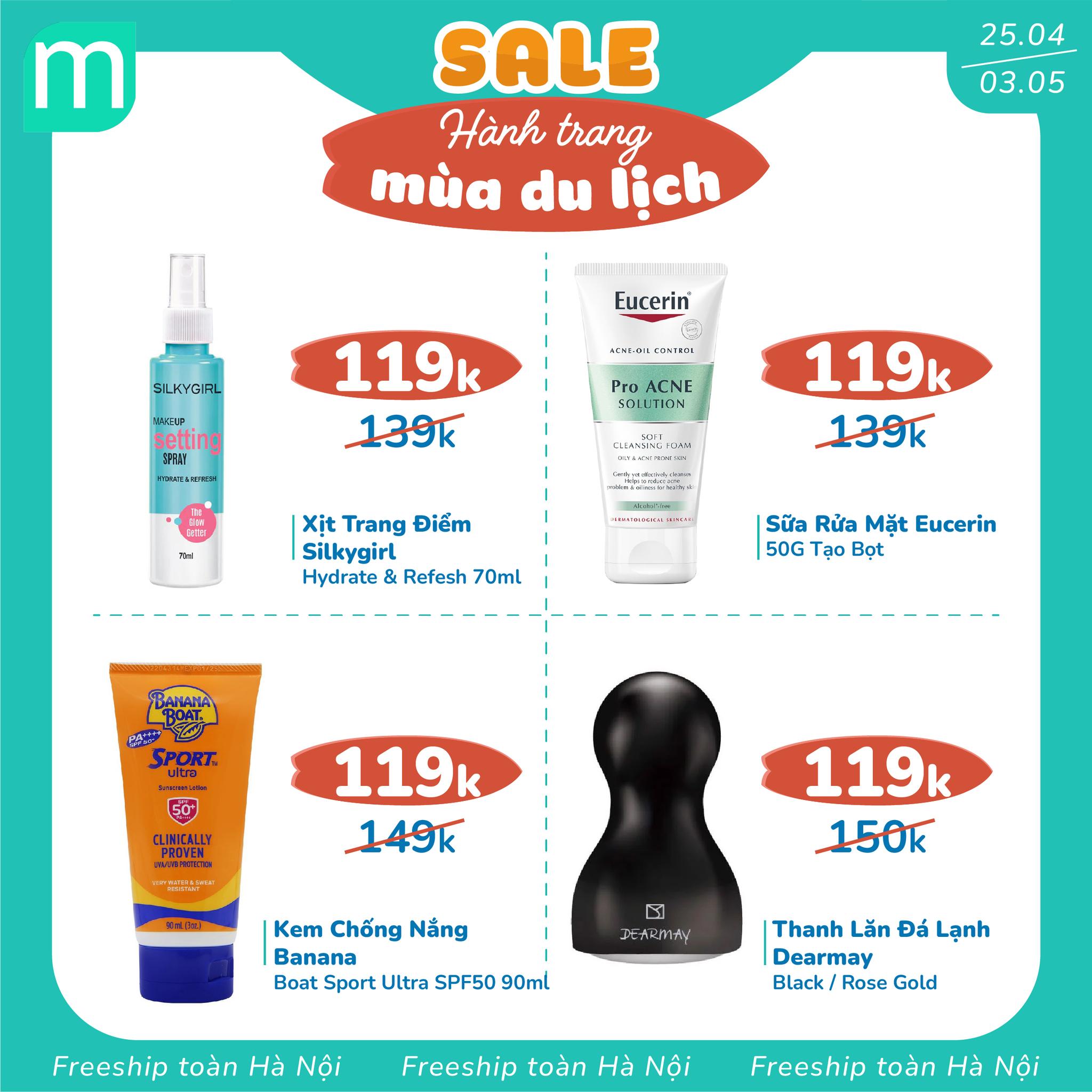 SALE UP TO 88% Hành Trang Mùa Du Lịch