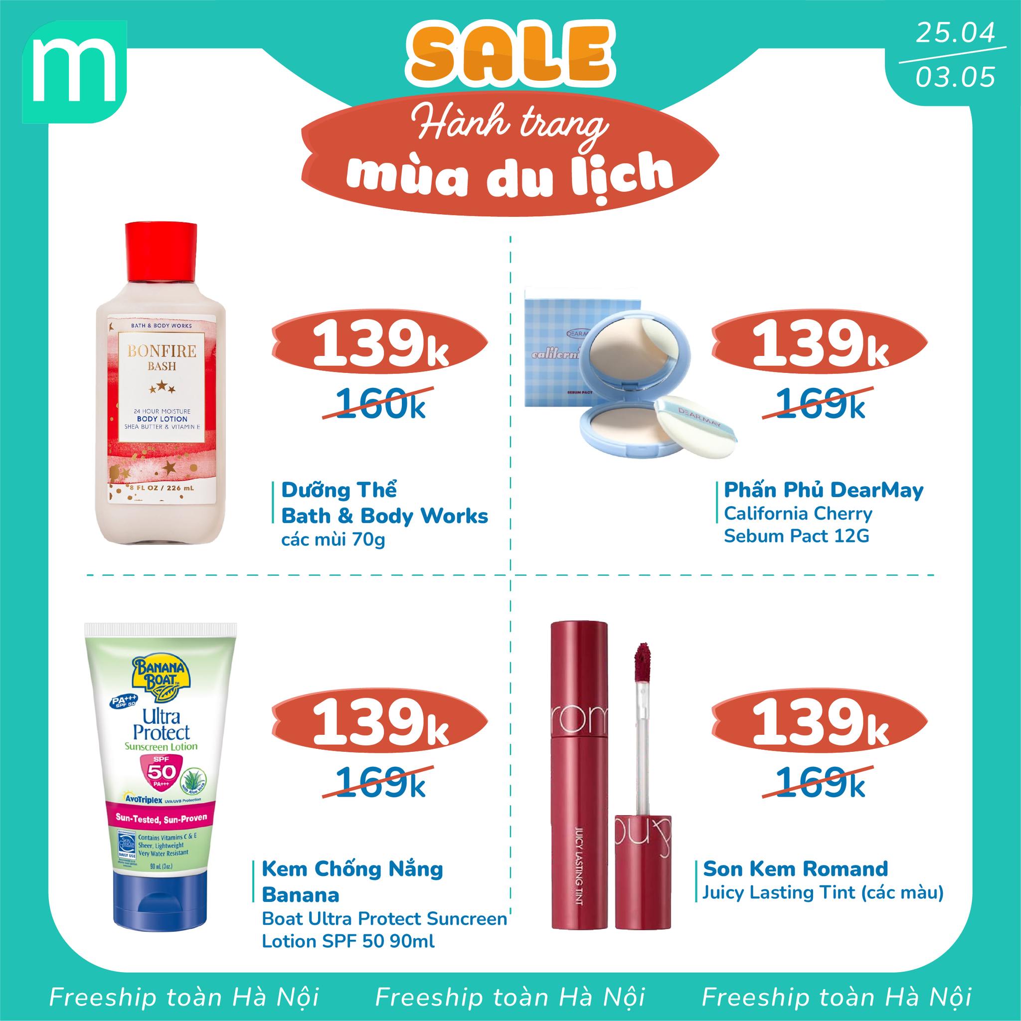 SALE UP TO 88% Hành Trang Mùa Du Lịch