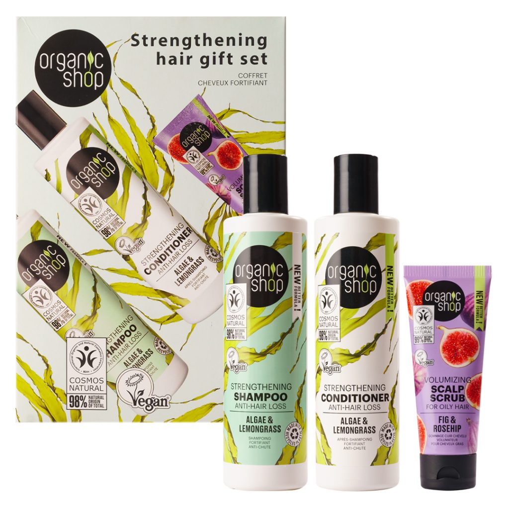 Set Organic Shop Strengthening Anti Hair Loss – Algae & Lemongrass