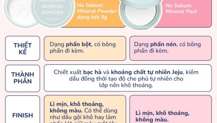So Sánh 2 Dòng Phấn Phủ Của Innisfree