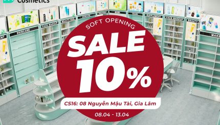 SOFT OPENING: Mint Gia Lâm – GIẢM GIÁ 10% TOÀN BỘ CỬA HÀNG SOFT OPENING: Mint Gia Lâm – GIẢM GIÁ 10% TOÀN BỘ CỬA HÀNG