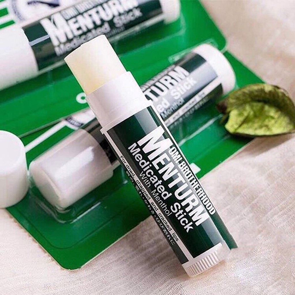 Son Dưỡng Omi Brotherhood Menturm Medicated Stick 4G - Mint 