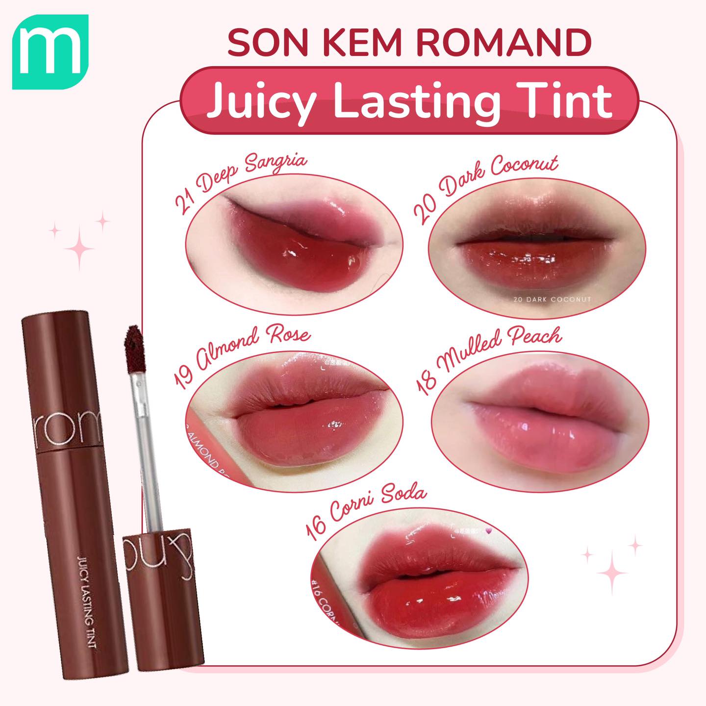 Tổng Hợp Các Dòng Son Romand Tại Mint Tổng Hợp Các Dòng Son Romand Tại Mint