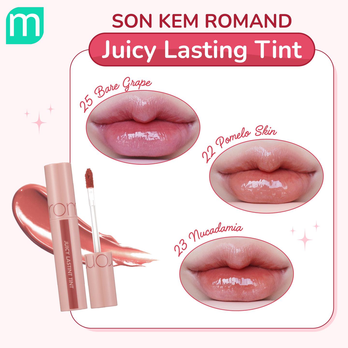 Tổng Hợp Các Dòng Son Romand Tại Mint Tổng Hợp Các Dòng Son Romand Tại Mint