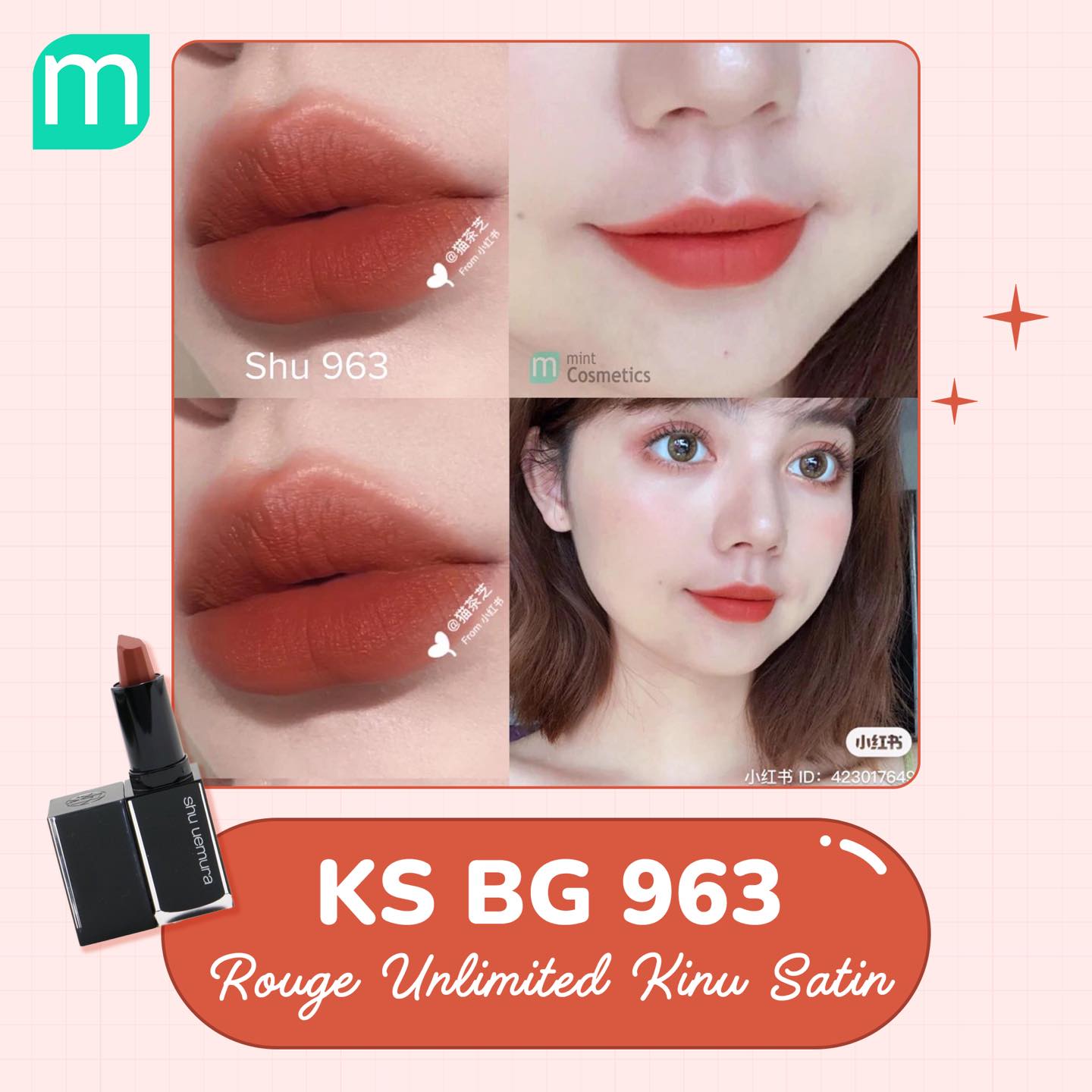 Update Nguyên Dàn Son Shu Uemura Tại Mint