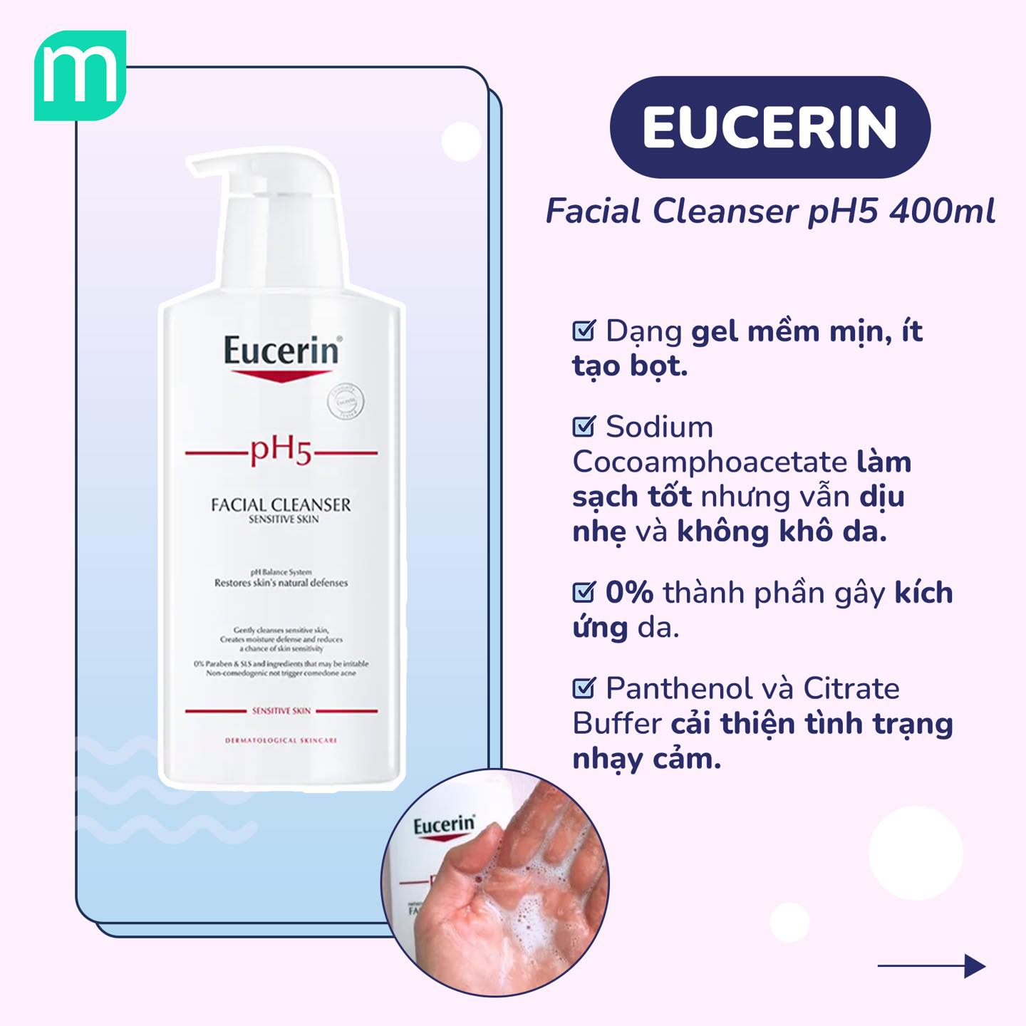 TOP 7 Sữa Rửa Mặt Lành Tính Cho Team Da Nhạy Cảm