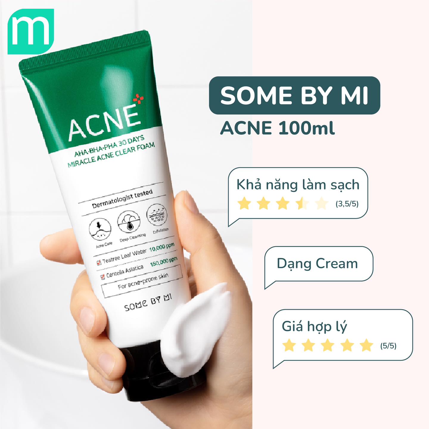 Chấm Điểm 7 Sữa Rửa Mặt Chứa BHA
