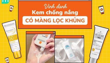Vinh Danh Kem Chống Nắng Có Màng Lọc Khủng