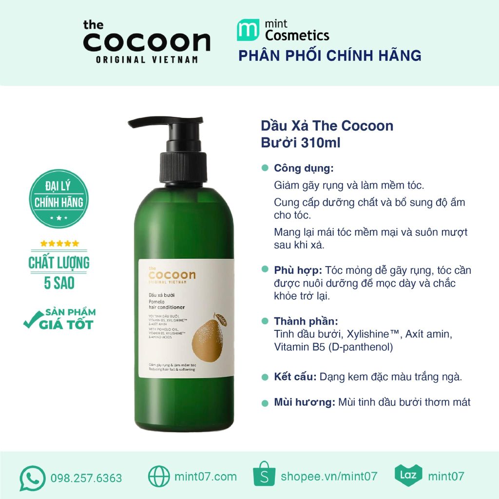 Dầu Xả Cocoon Bưởi 310ml