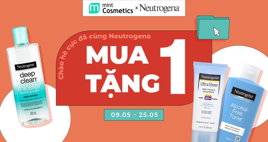 <Độc Quyền Mint x Neutrogena> MUA 1 TẶNG 1 NEUTROGENA CỰC ĐÃ