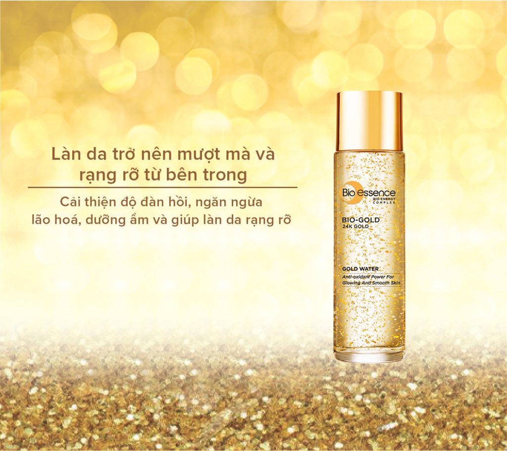 Nước Hoa Hồng Bio Essence Gold Water 100ml Nước Hoa Hồng Bio Essence Gold Water 100ml