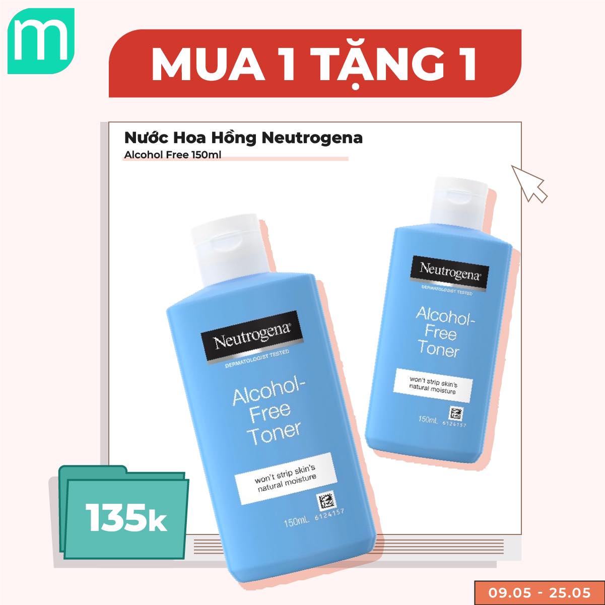 <Độc Quyền Mint x Neutrogena> MUA 1 TẶNG 1 NEUTROGENA CỰC ĐÃ