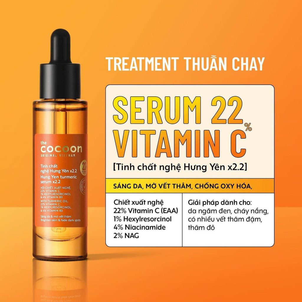 Serum Cocoon Nghệ Hưng Yên C22 30ml - Mint Cosmetics - Save The Best For  You!